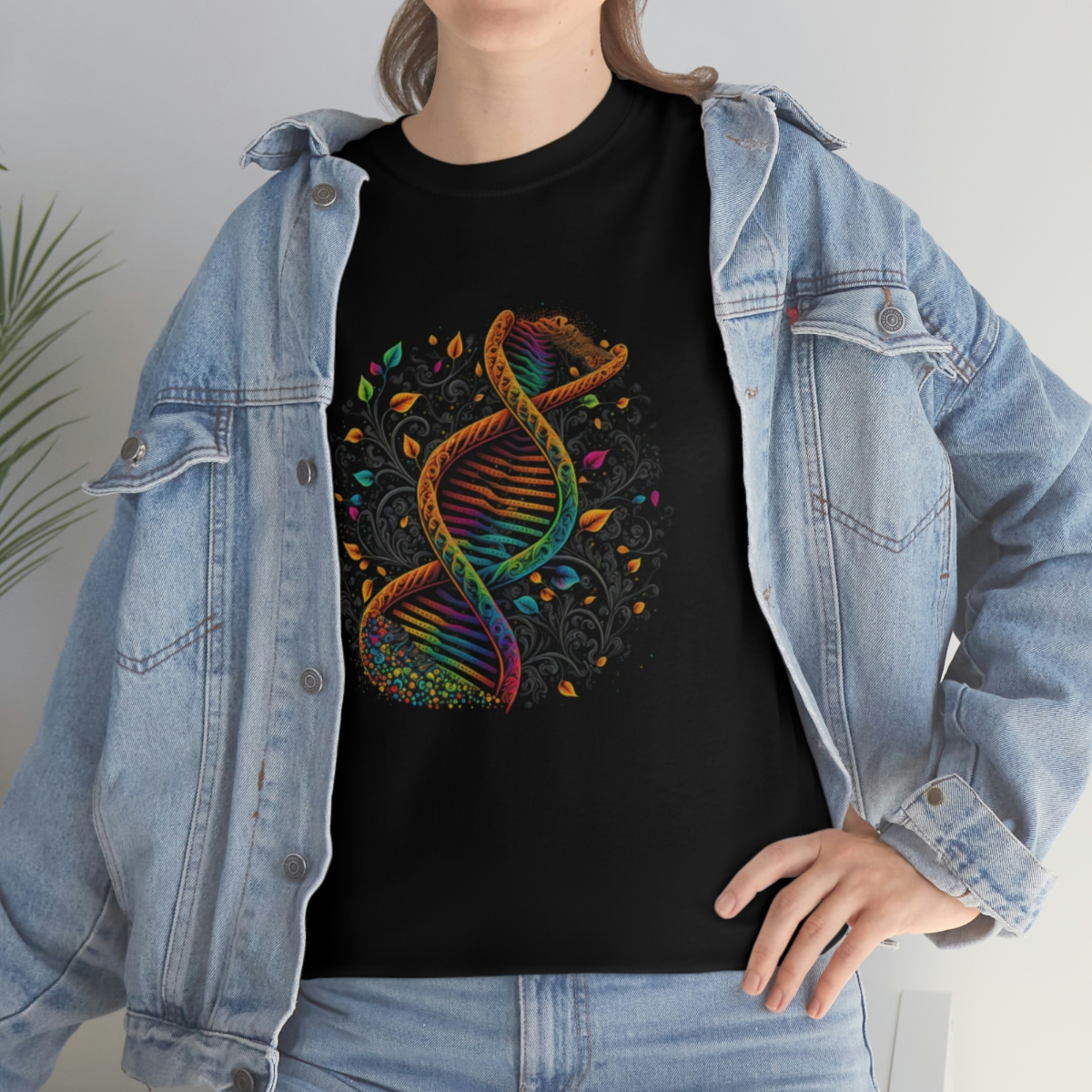 Trippy Shirts Graphic Tees: DNA Strands Short Sleeve T shirt