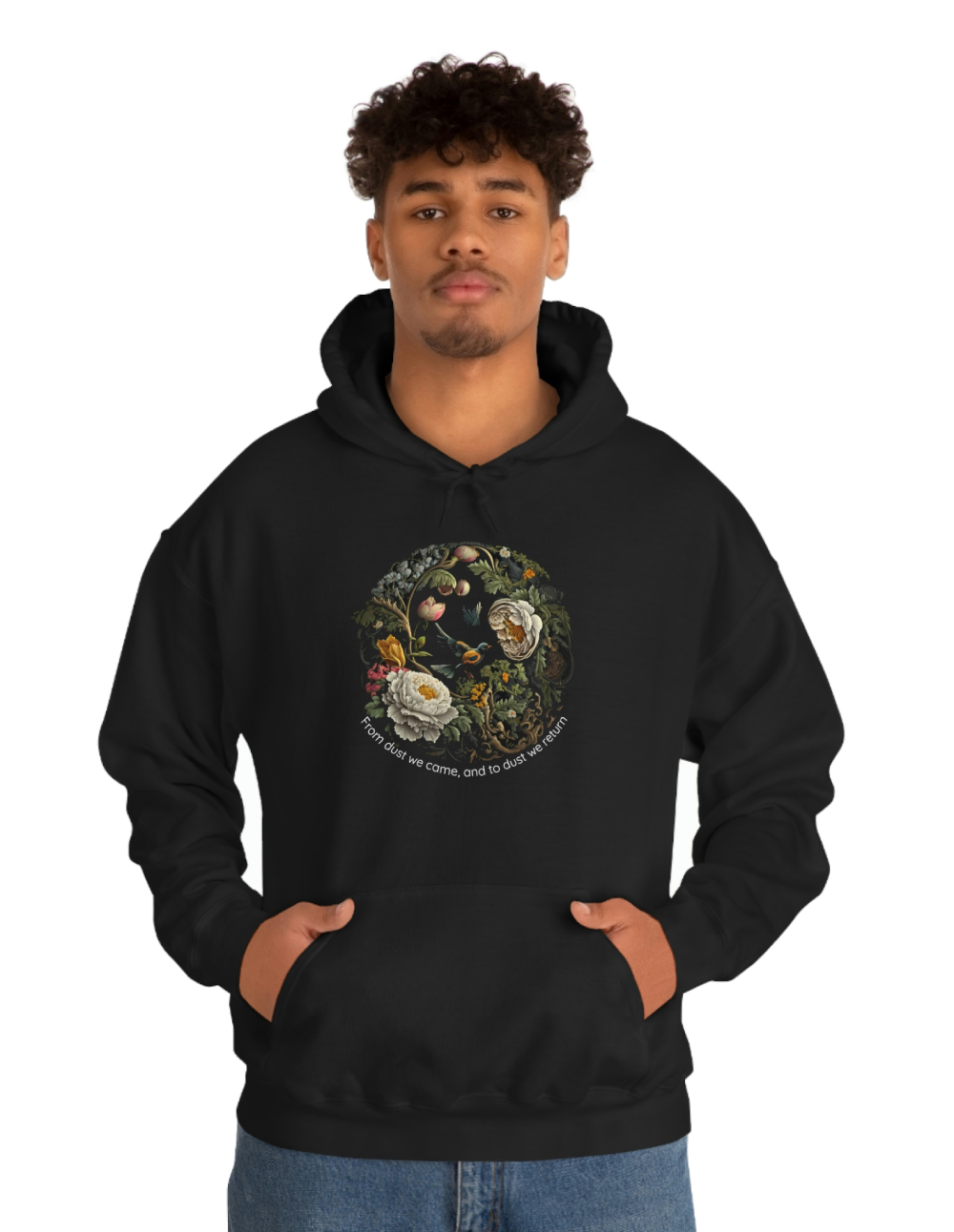 graphic-hoodies-black-unisex-heavy-blend-from-dust-we-came-and-to-dust-we-return