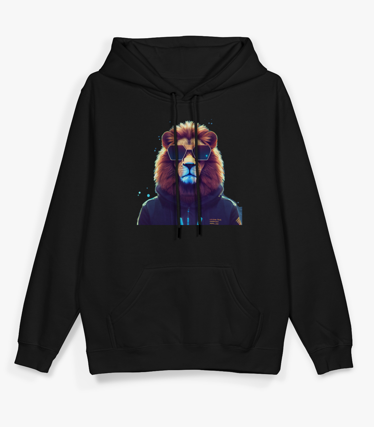 Graphic Hoodies: Lion Of The Party White Hoodies Unisex