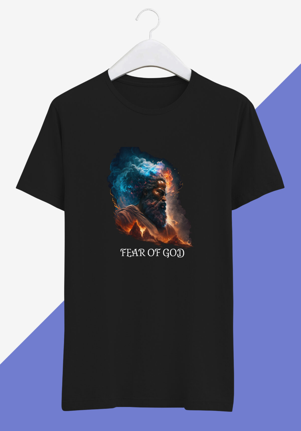 fear of god t shirt ver Fire black t shirt