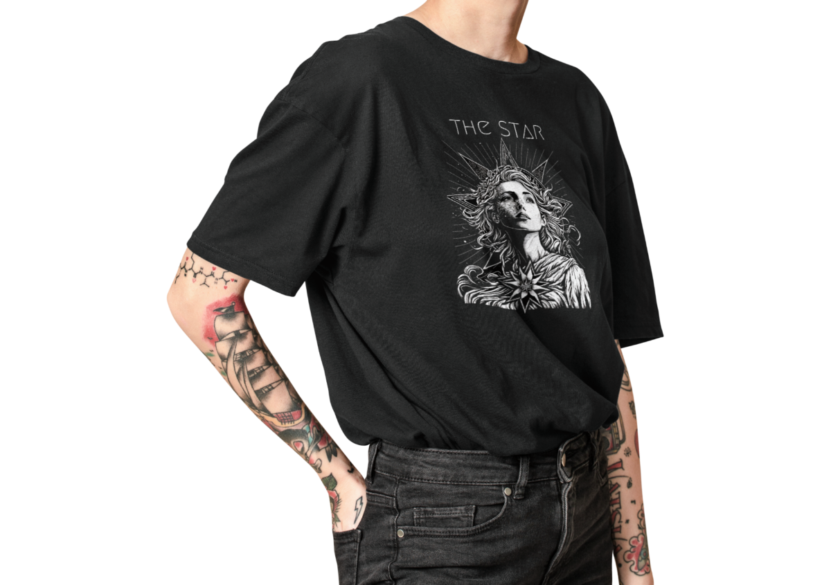 the-star-tarot-card-graphic-t-shirt