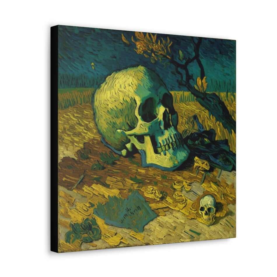 Skull Art Canvas Prints: Abyssal Reminder