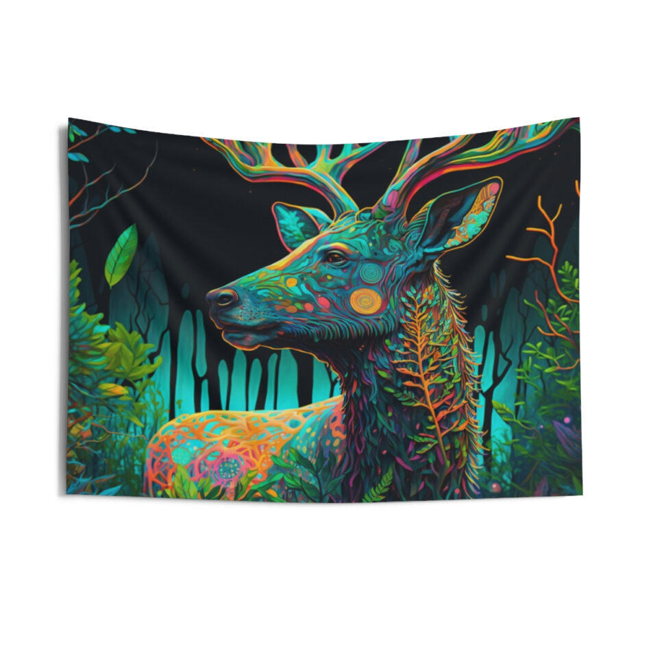 Trippy Tapestry: The Ancient Elephant