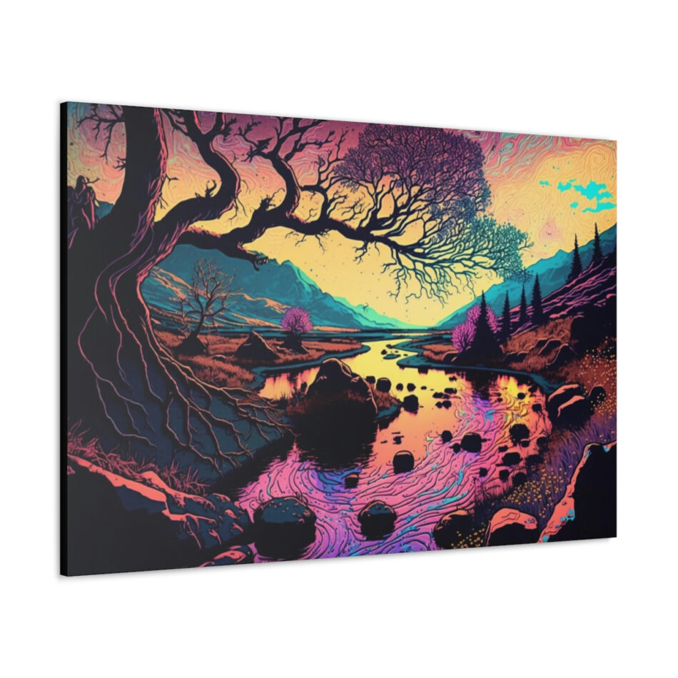 Trippy Art Canvas Print: Deja Vu