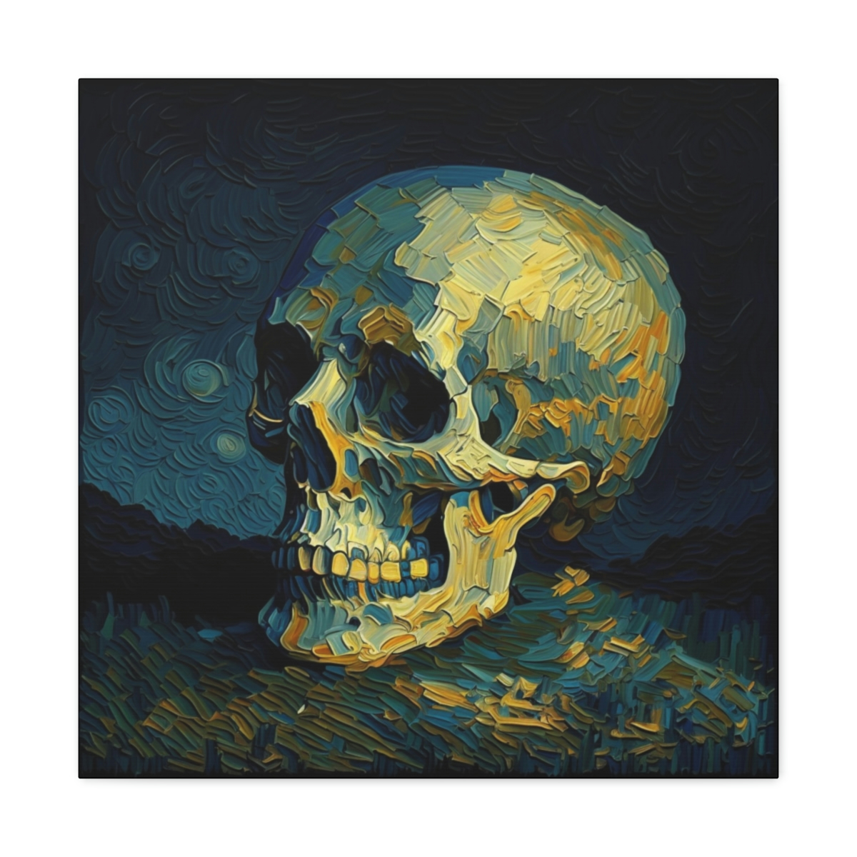 Skull Art Canvas Prints: Skull From Nowhere