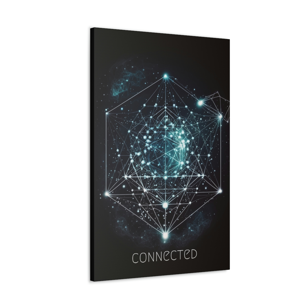 Galaxy Art Canvas Print: Connected