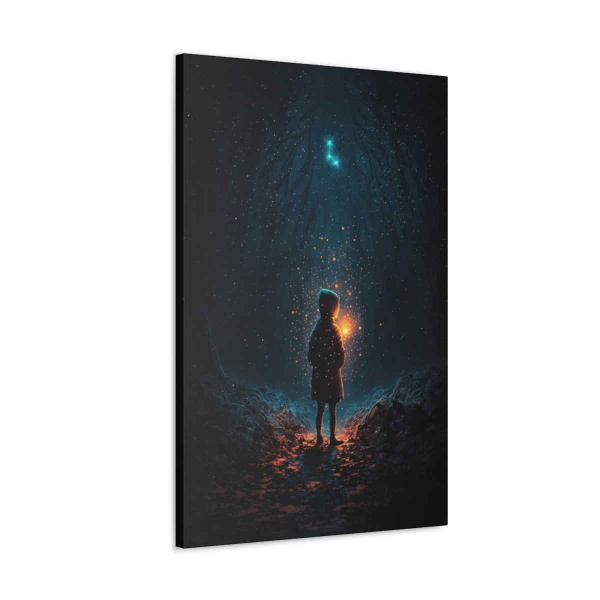 Trippy Art Canvas Print: Forest Of Enchantment
