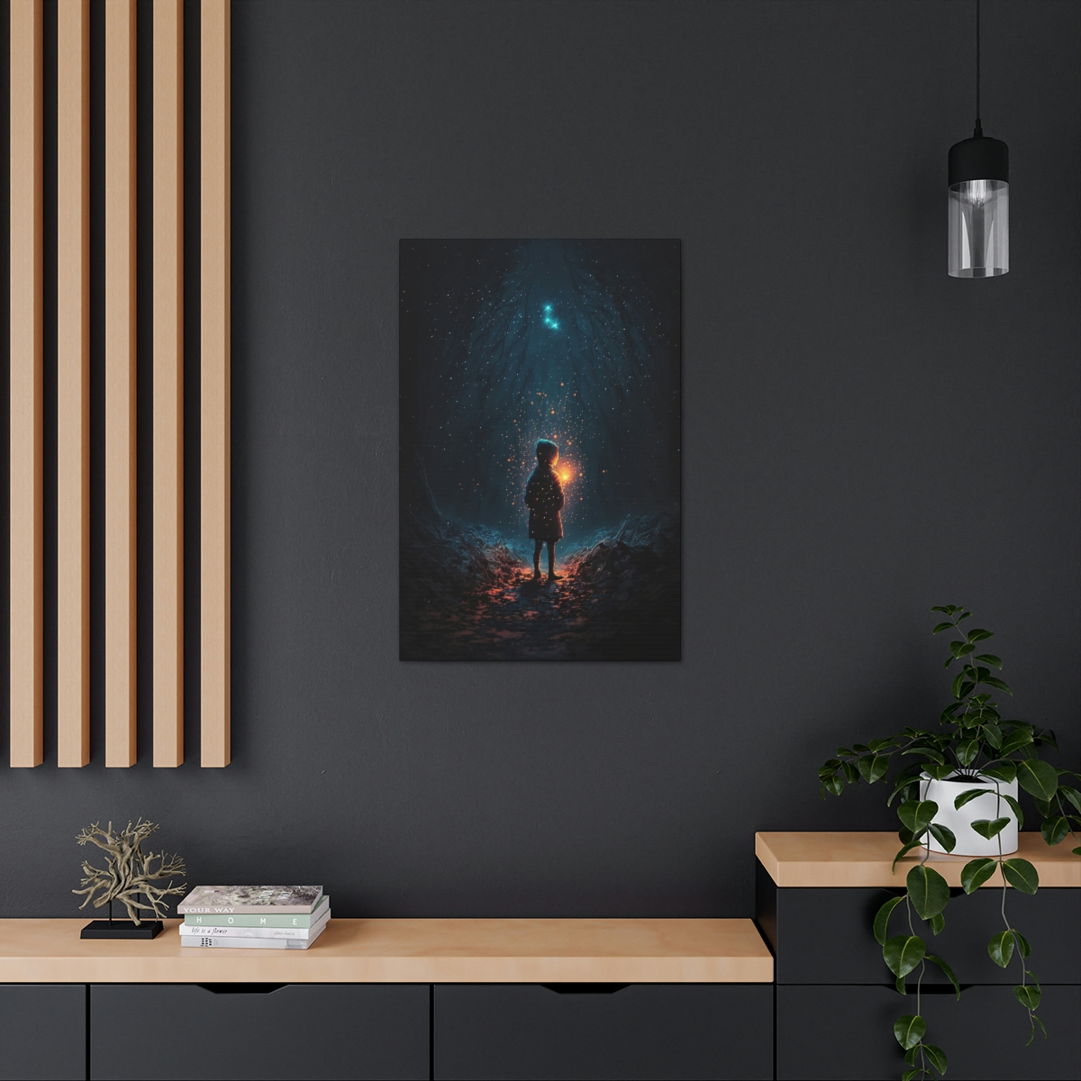 Skull Art Canvas Prints: Forest Of Enchantment