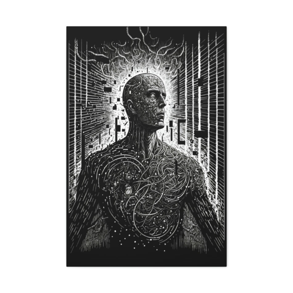 Skull Art Canvas Prints: Escape The Matrix