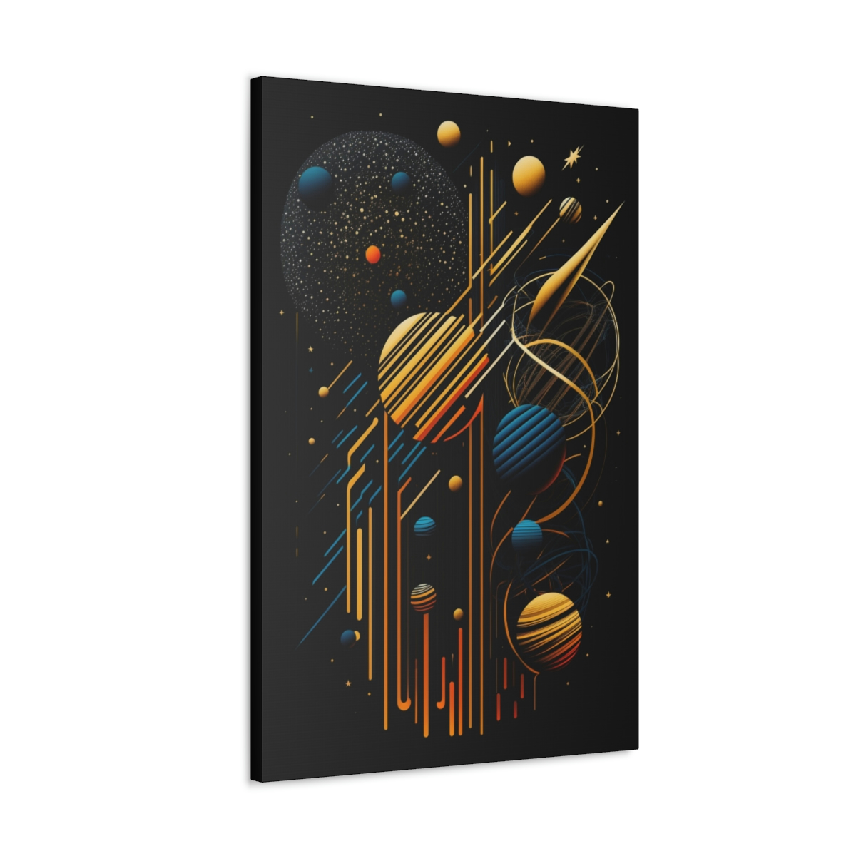 Trippy Art Canvas Print: Dance With The Cosmos