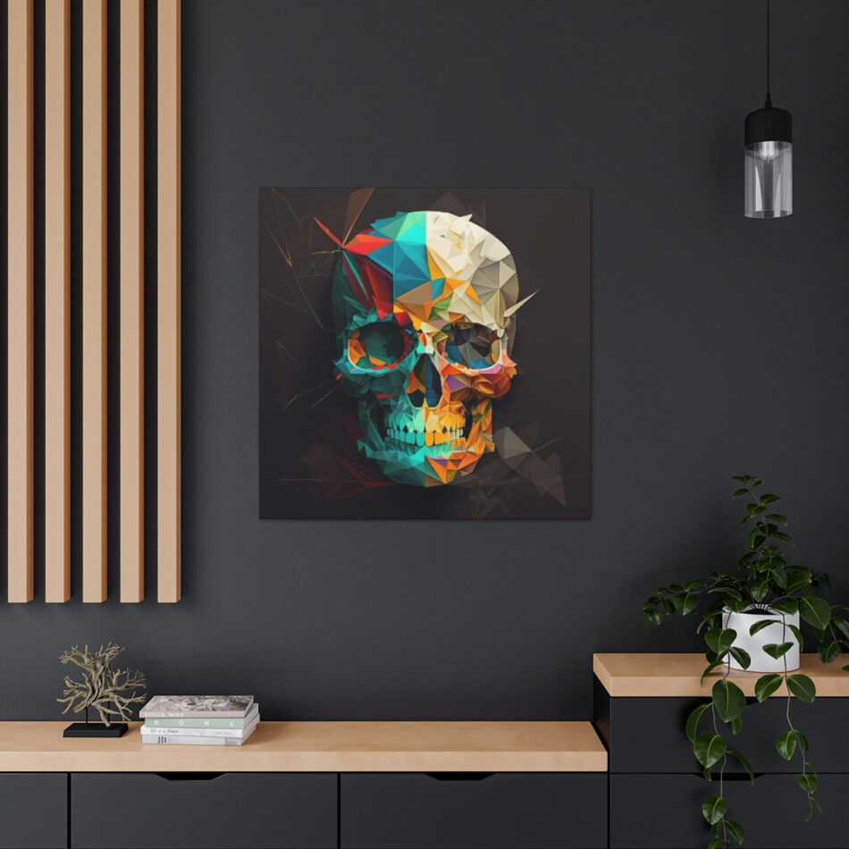 Skull Art Canvas Prints: Macabre Matrix