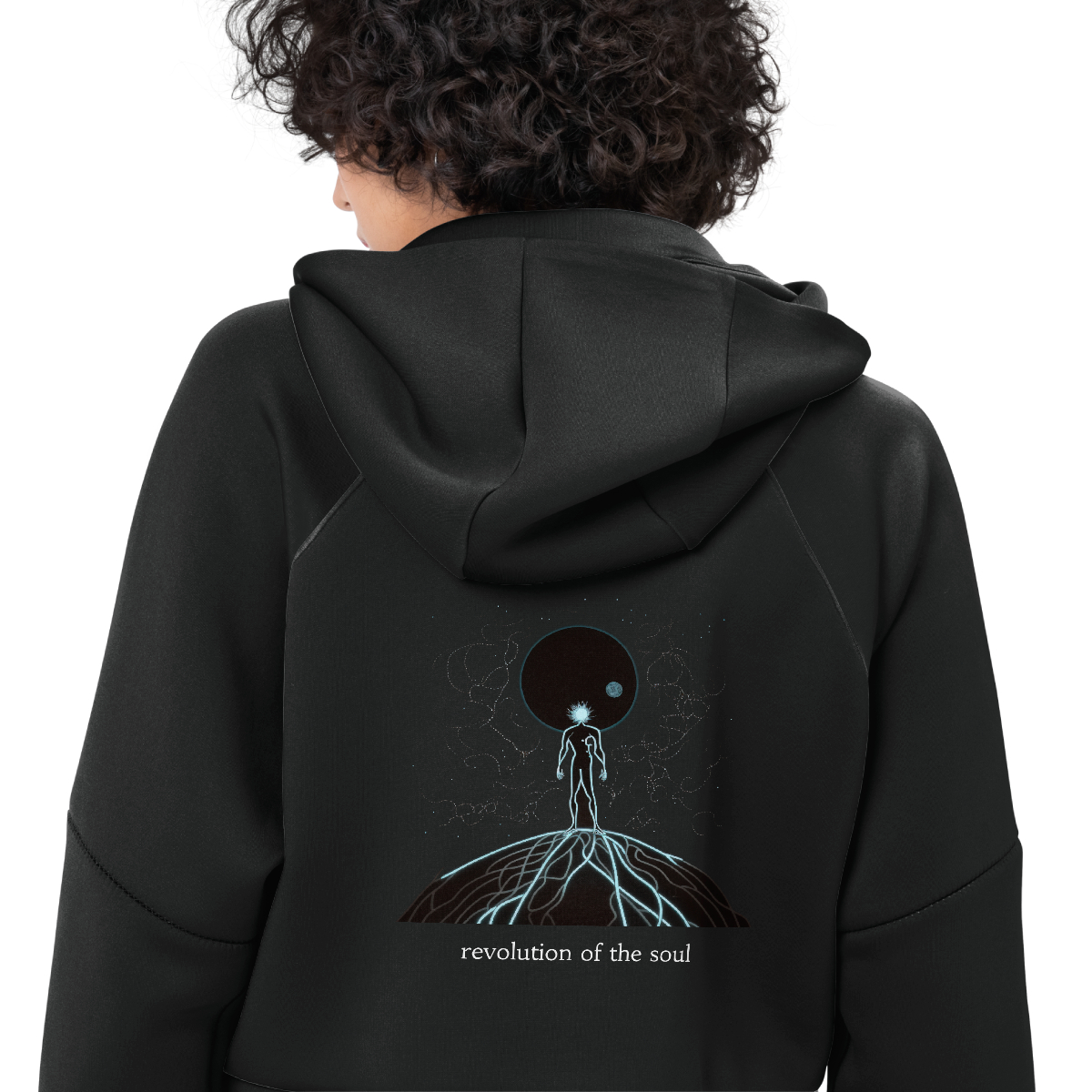 Black Graphic Hoodies Revolution of The Soul