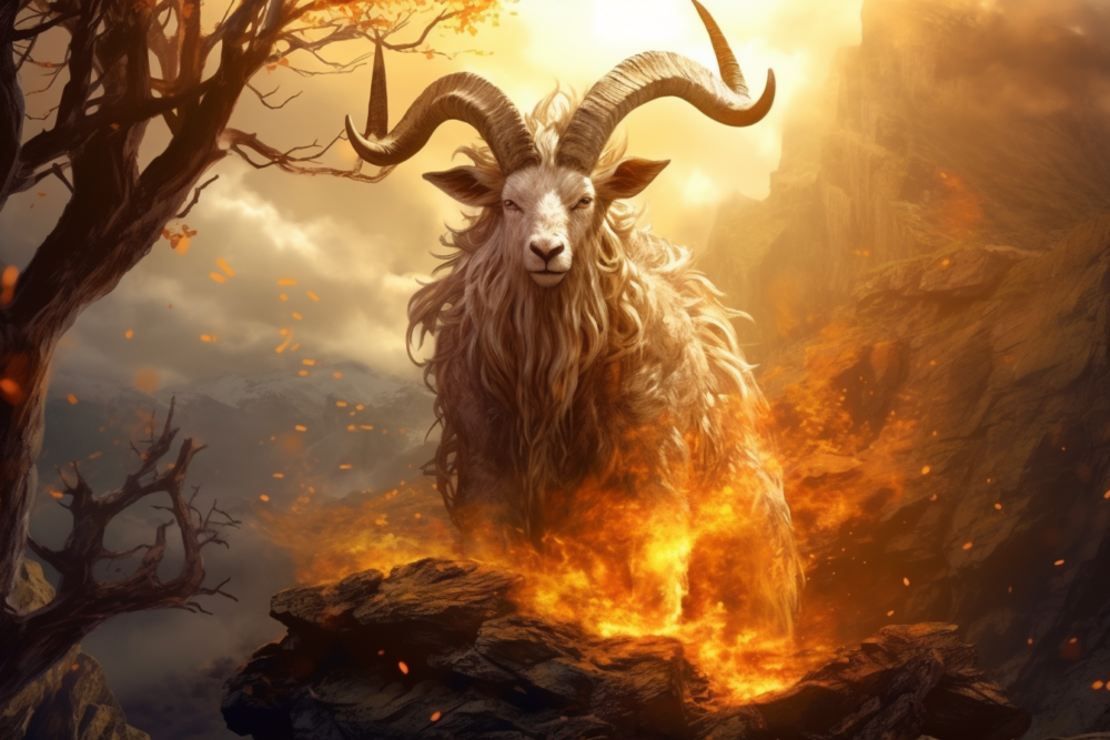 Heidrun goat in Norse mythology