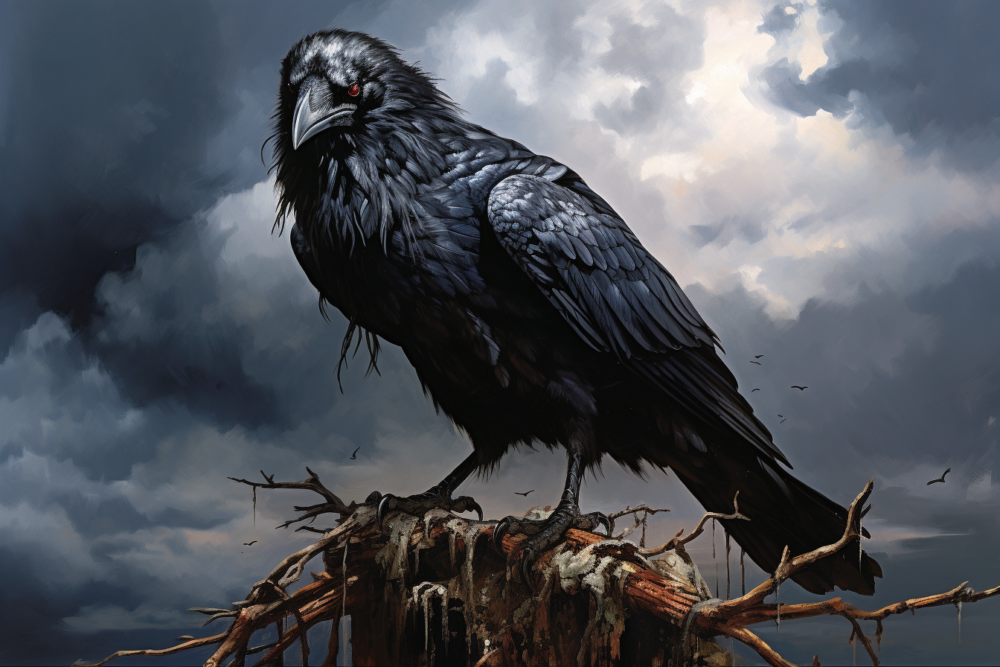 crow symbolism as a bad omen