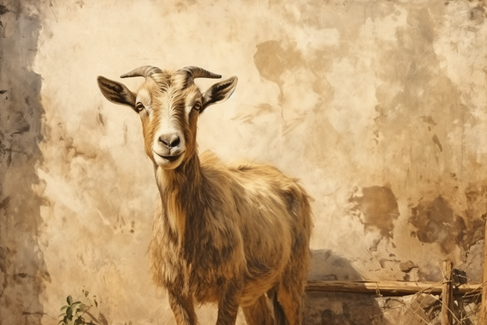 goat as a source of nourishment for the entire village