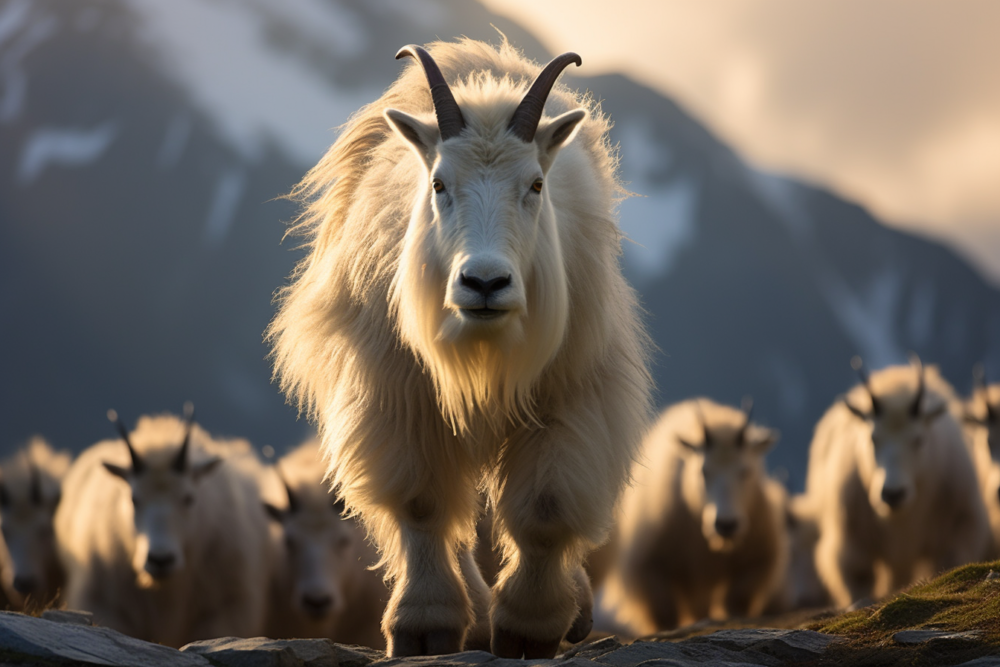 goat as the symbol for the sign of Capricorn: leadership skills