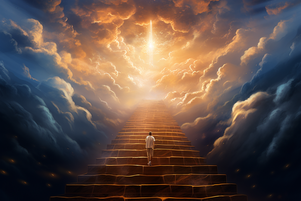 stairway to heaven as symbol for death
