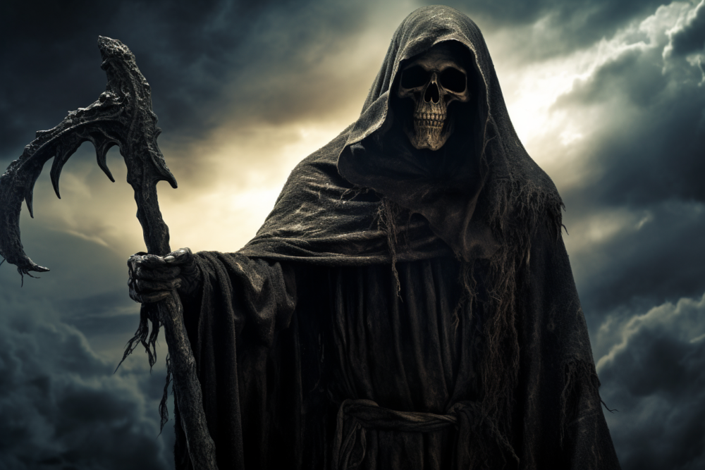 Grim Reaper as symbol of death