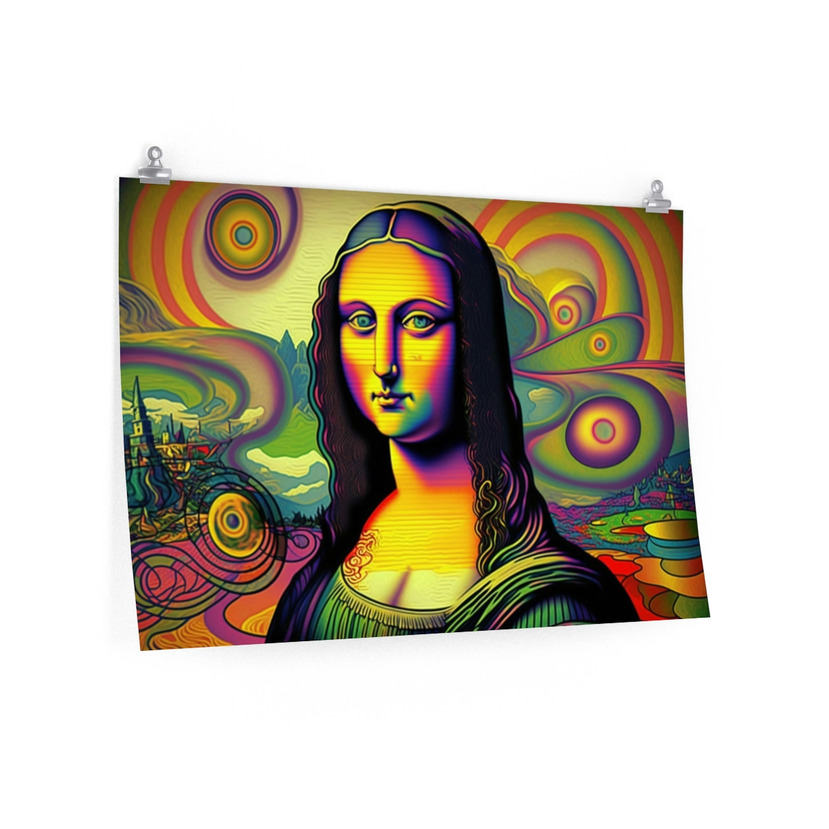 Trippy Posters: Mona Lisa With Vibes