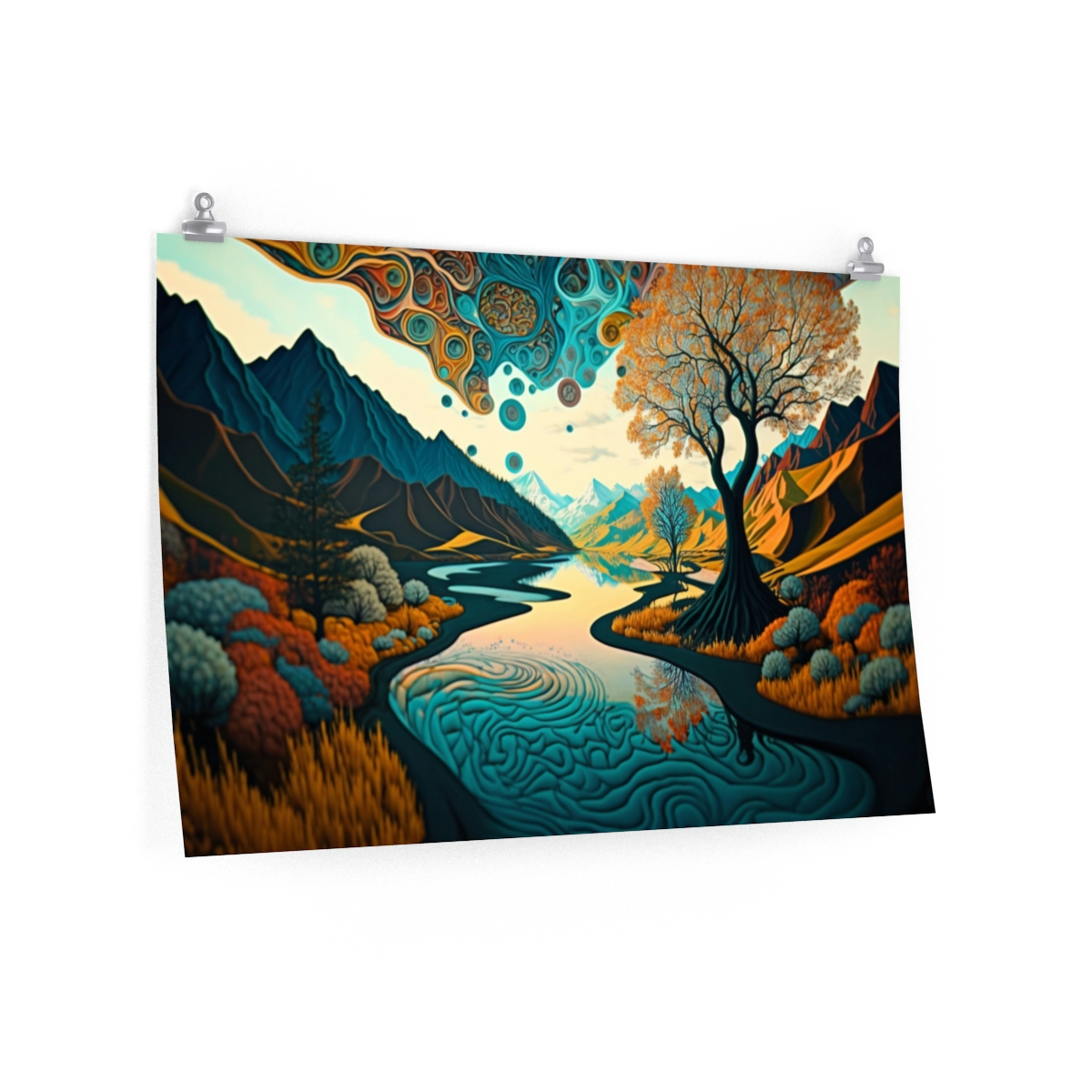 Trippy Posters: The Timeless River
