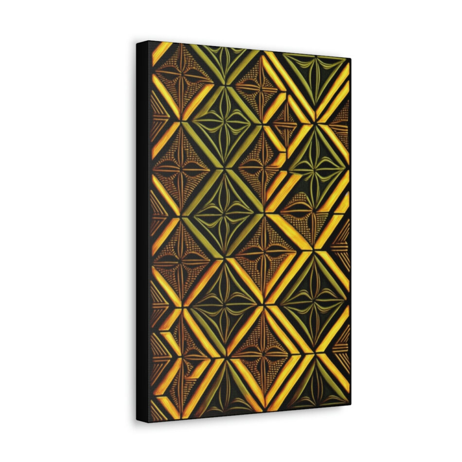 African Patterns Canvas Print: Artistry of the Desert