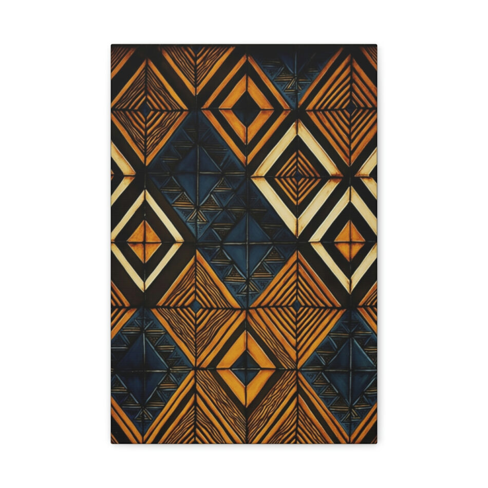 African Patterns Canvas Print: Cloth Of The Congo