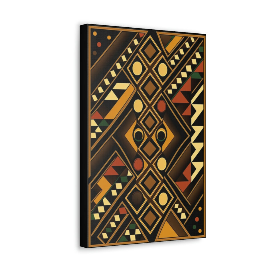 African Patterns Canvas Print: Kuba Rhythms