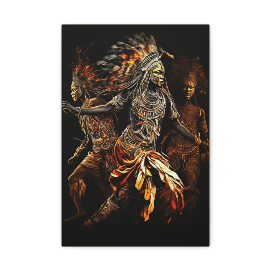 African Patterns Canvas Print: Women Of The Wild