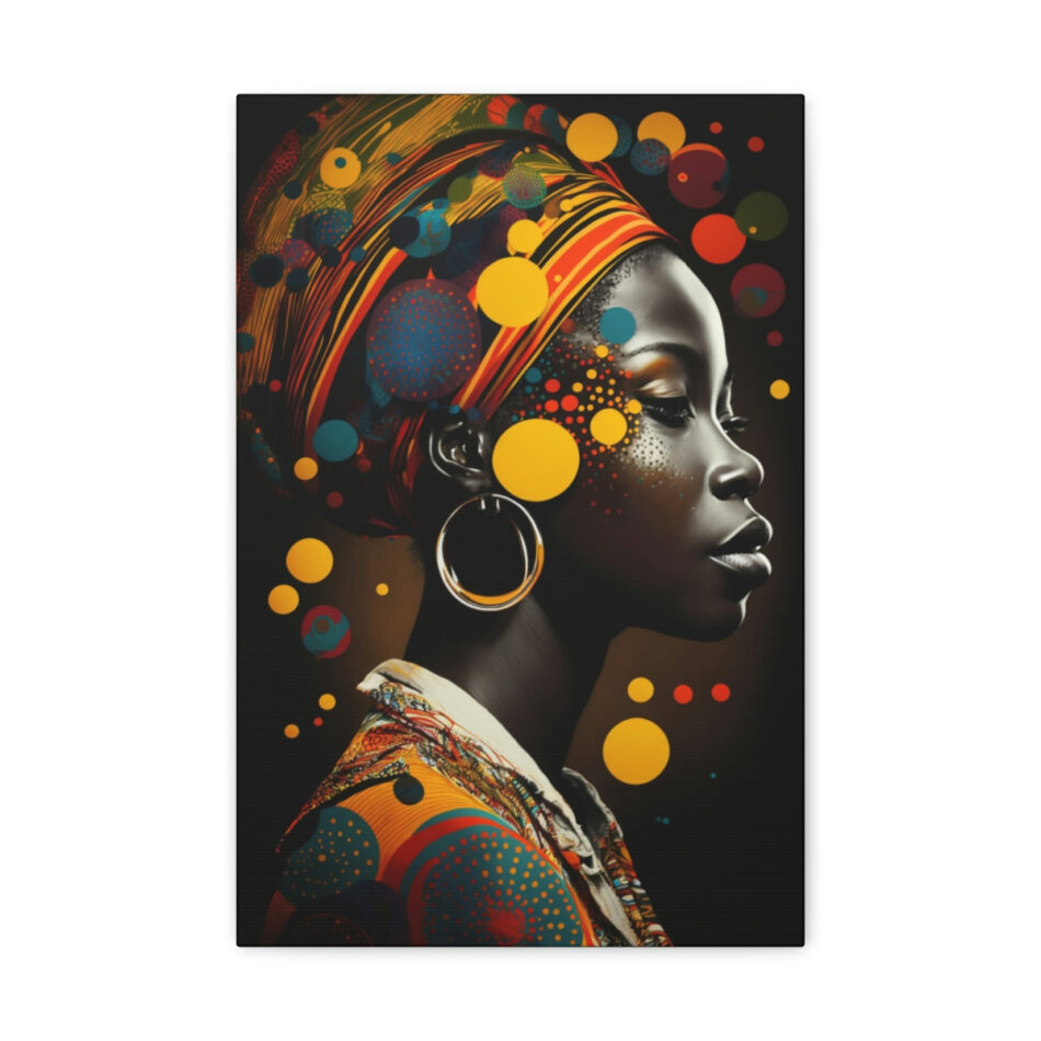 African Patterns Canvas Print: Women Of The Wild