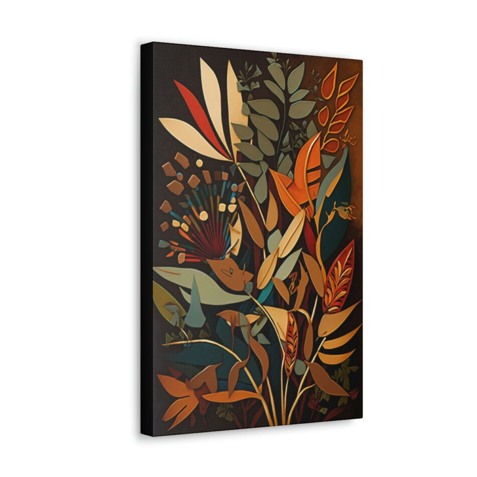 African Patterns Canvas Print: Roaming In The Wild
