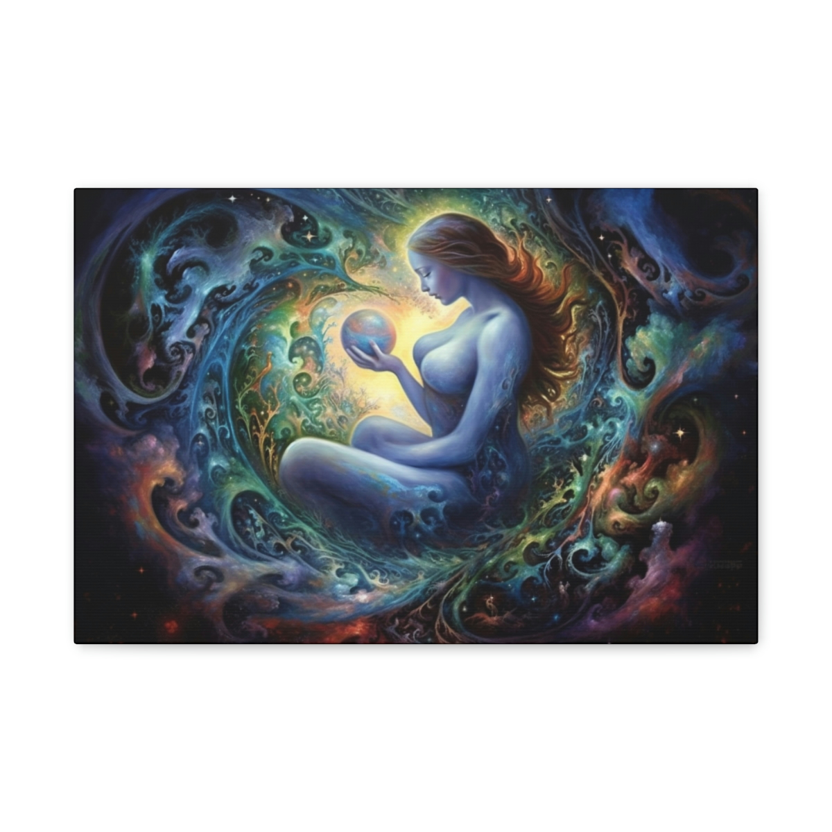 DMT Art Canvas Print: The Great Mother