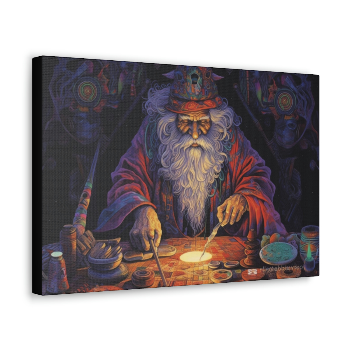 DMT Art Canvas Print: Magick