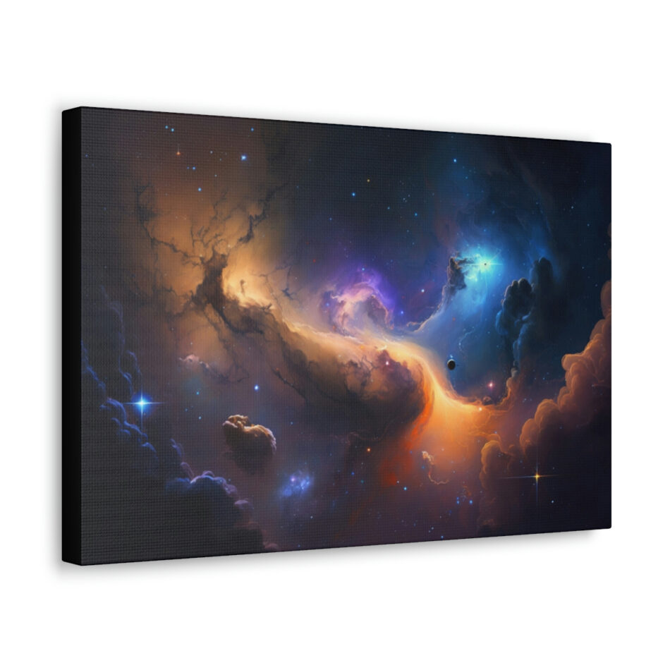 Fantasy Space Art Canvas Prints: Network Of Minds