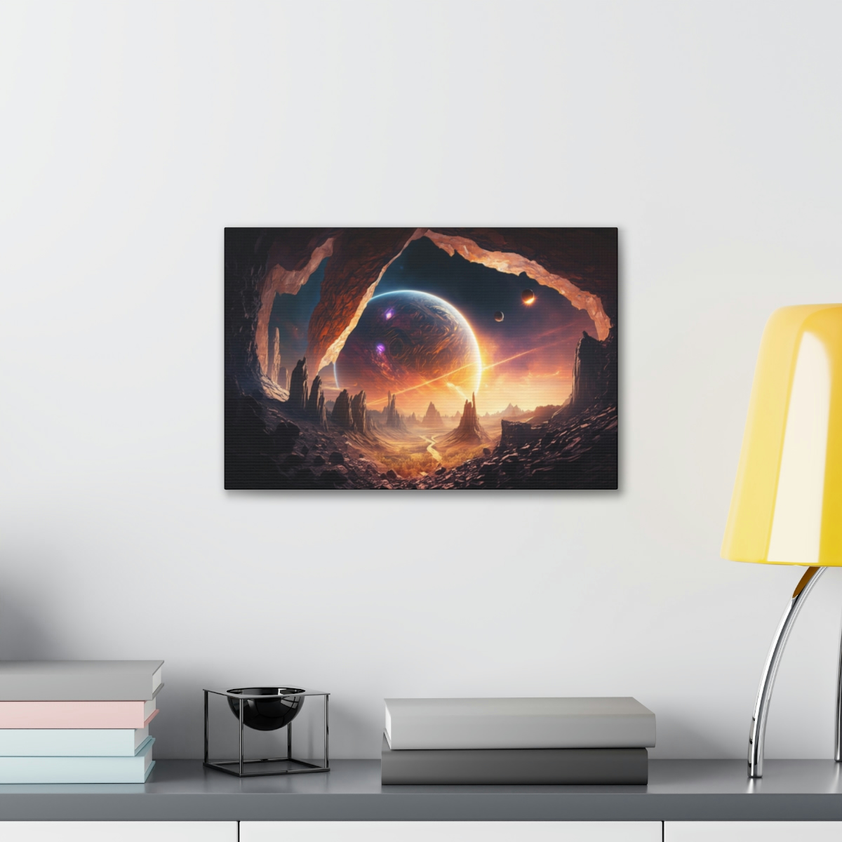 Galaxy Art Canvas Print: Planet X43W