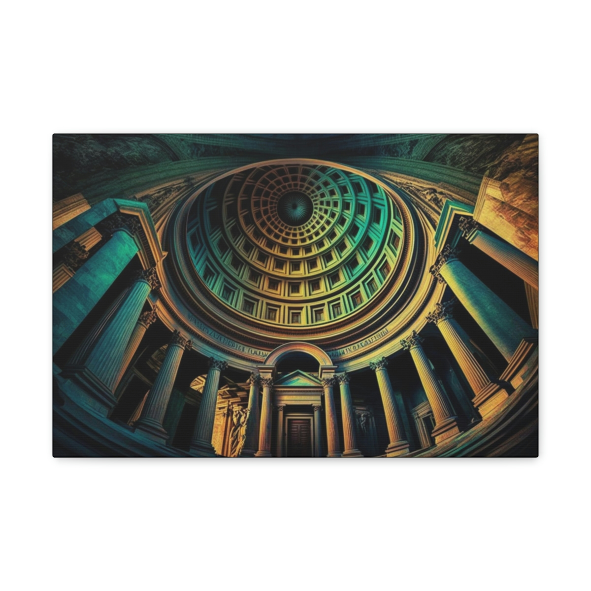 Trippy Art Canvas Print: The Great Dome