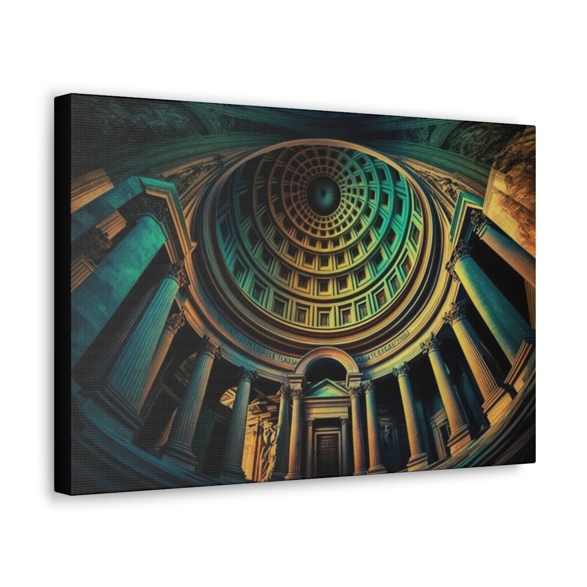 Trippy Art Canvas Print: The Great Dome