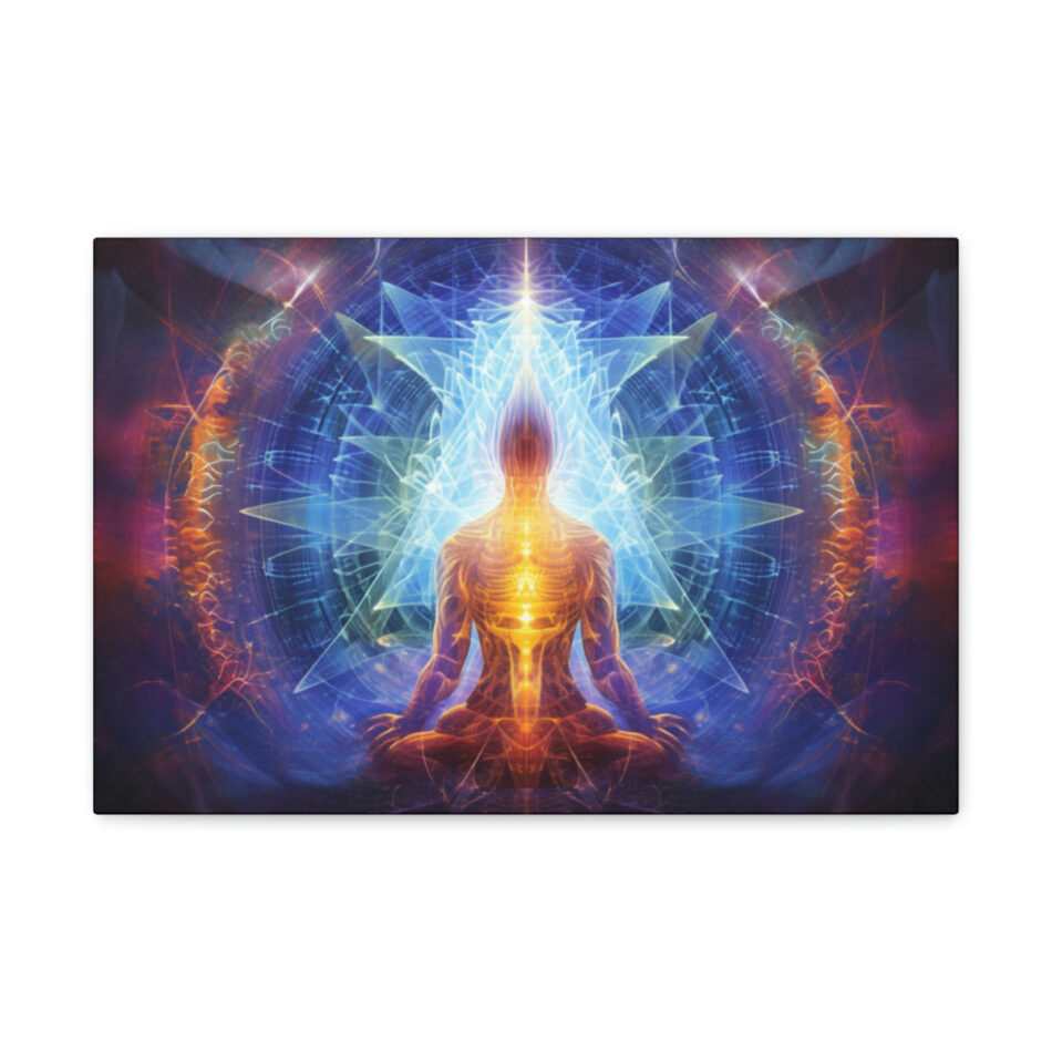Meditation Art Canvas Print: Ascend
