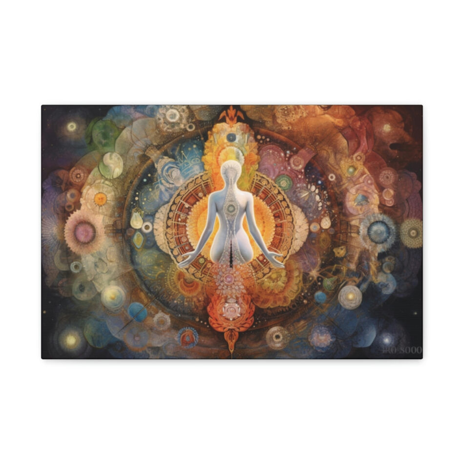 Meditation Art Canvas Print: Ascend
