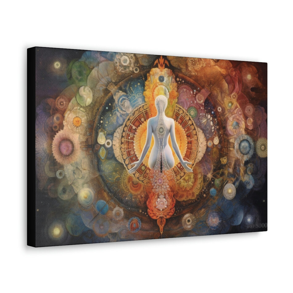 DMT Art Canvas Print: The Witness Of Humanity