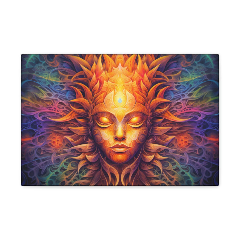 DMT Art Canvas Print: The Lord Of Time