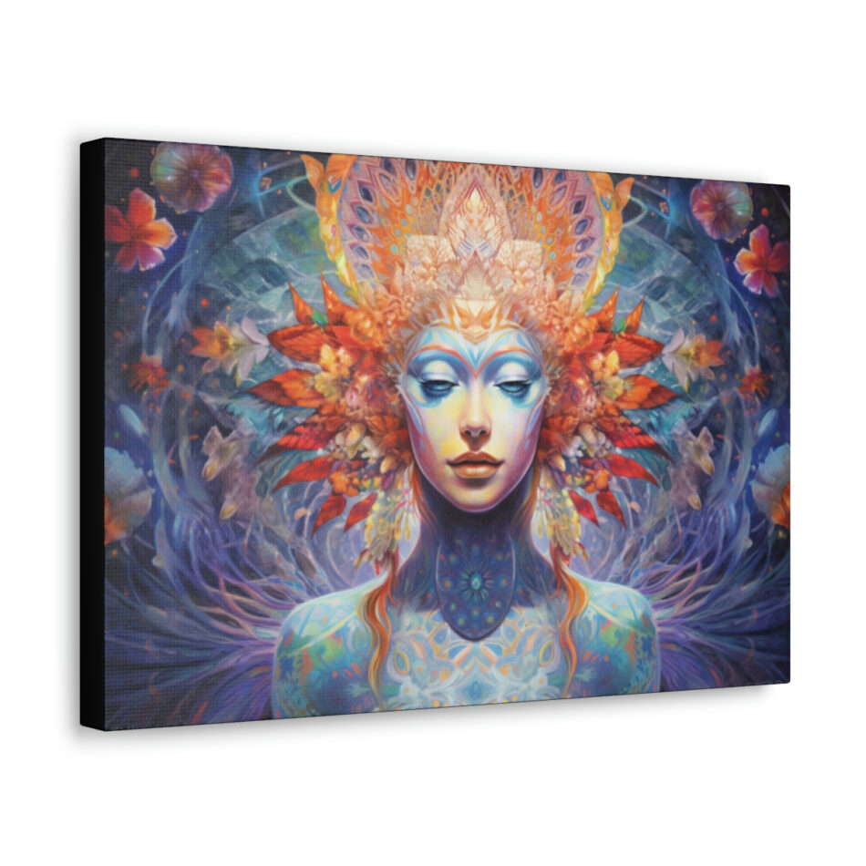 DMT Art Canvas Print: The Collapse Of Time