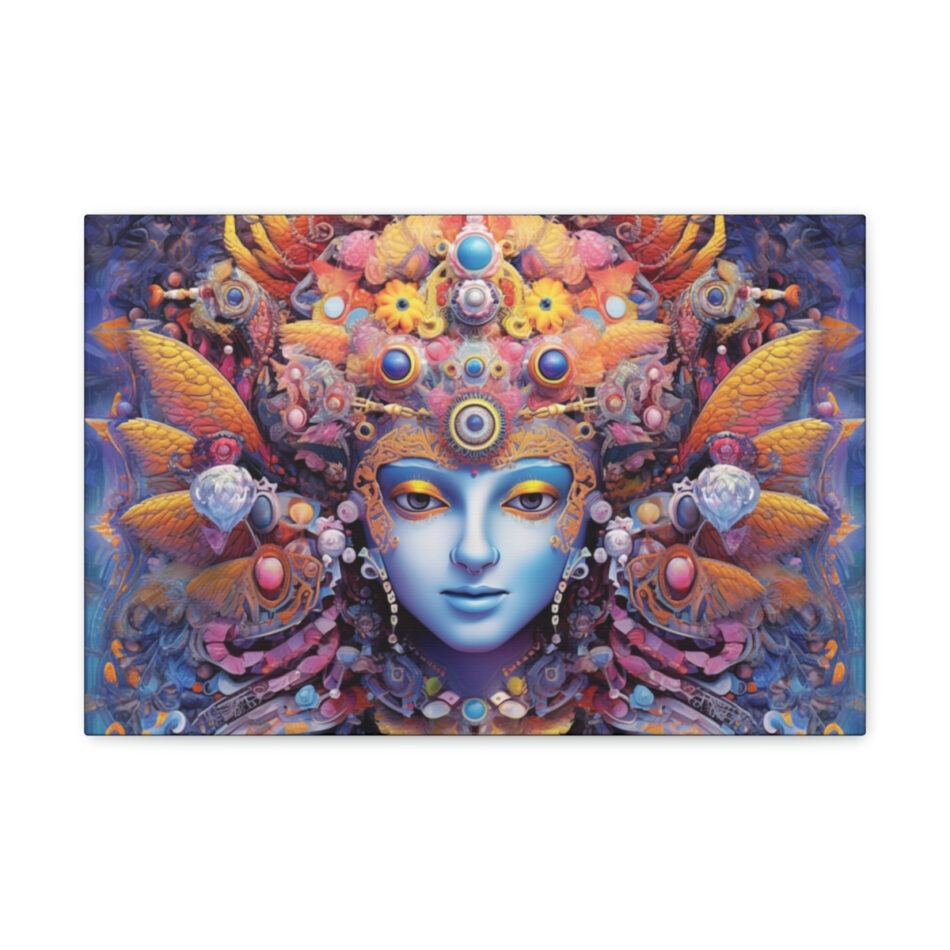 DMT Art Canvas Print: The Great Source Of Life