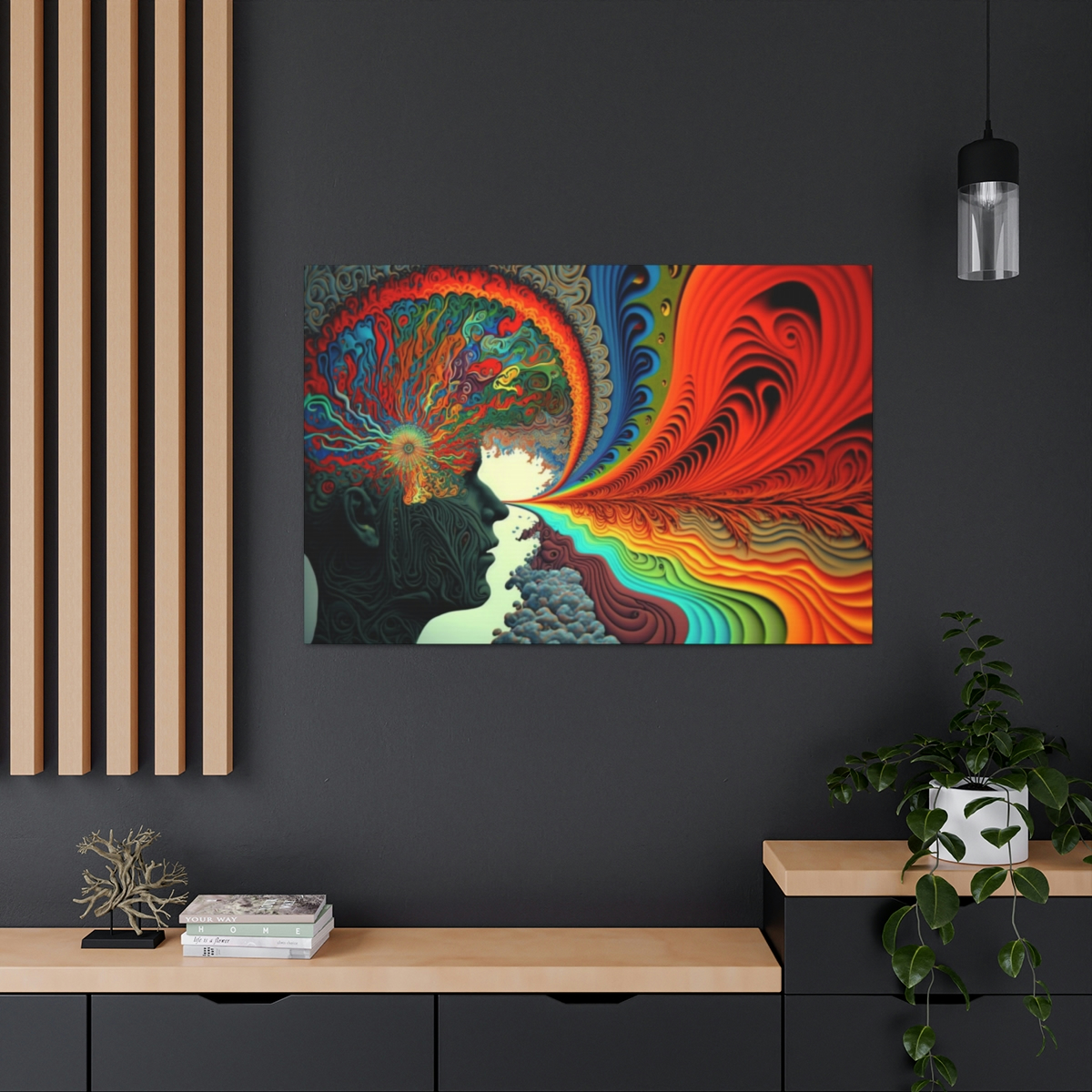 Trippy Art Canvas Print: The Power of Imagination
