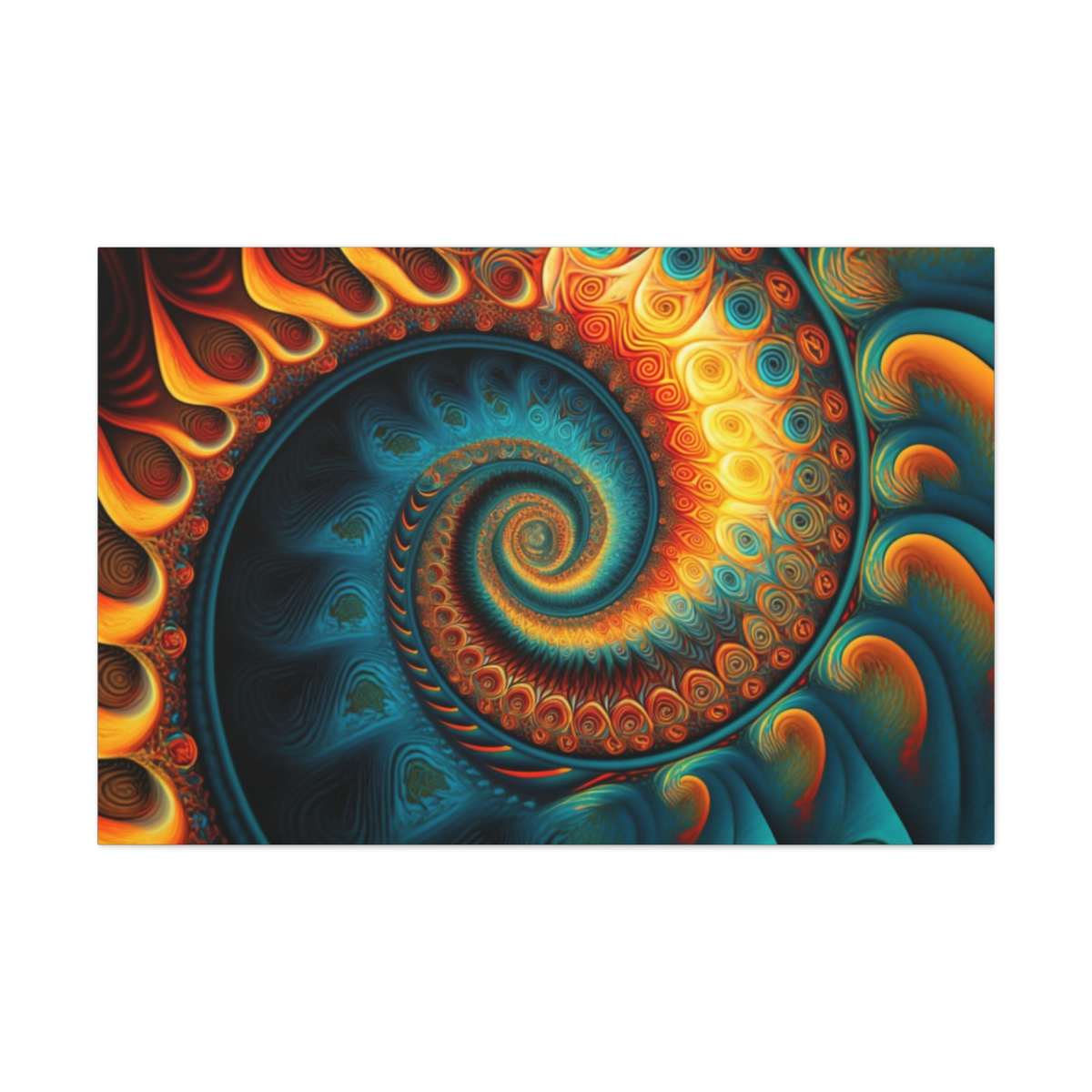 Trippy Art Canvas Print: Infinity Formulated