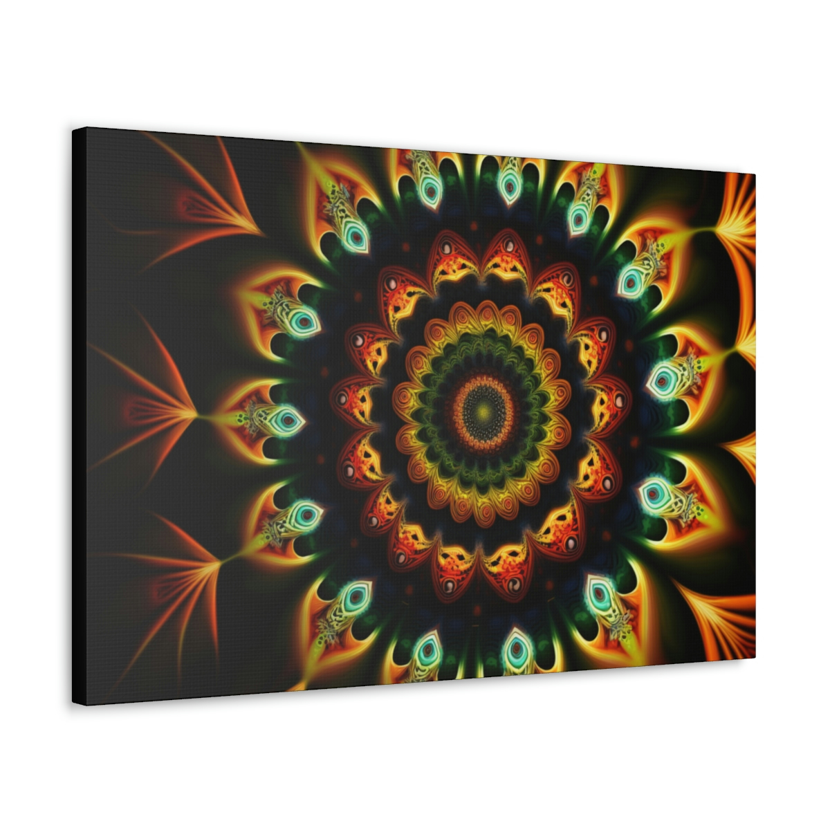 Trippy Art Canvas Print: Messages Of The Gods