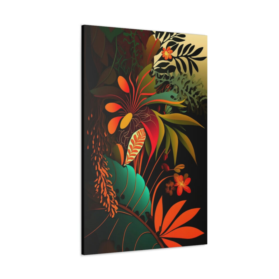 African Patterns Canvas Print: Spirits of the Wild