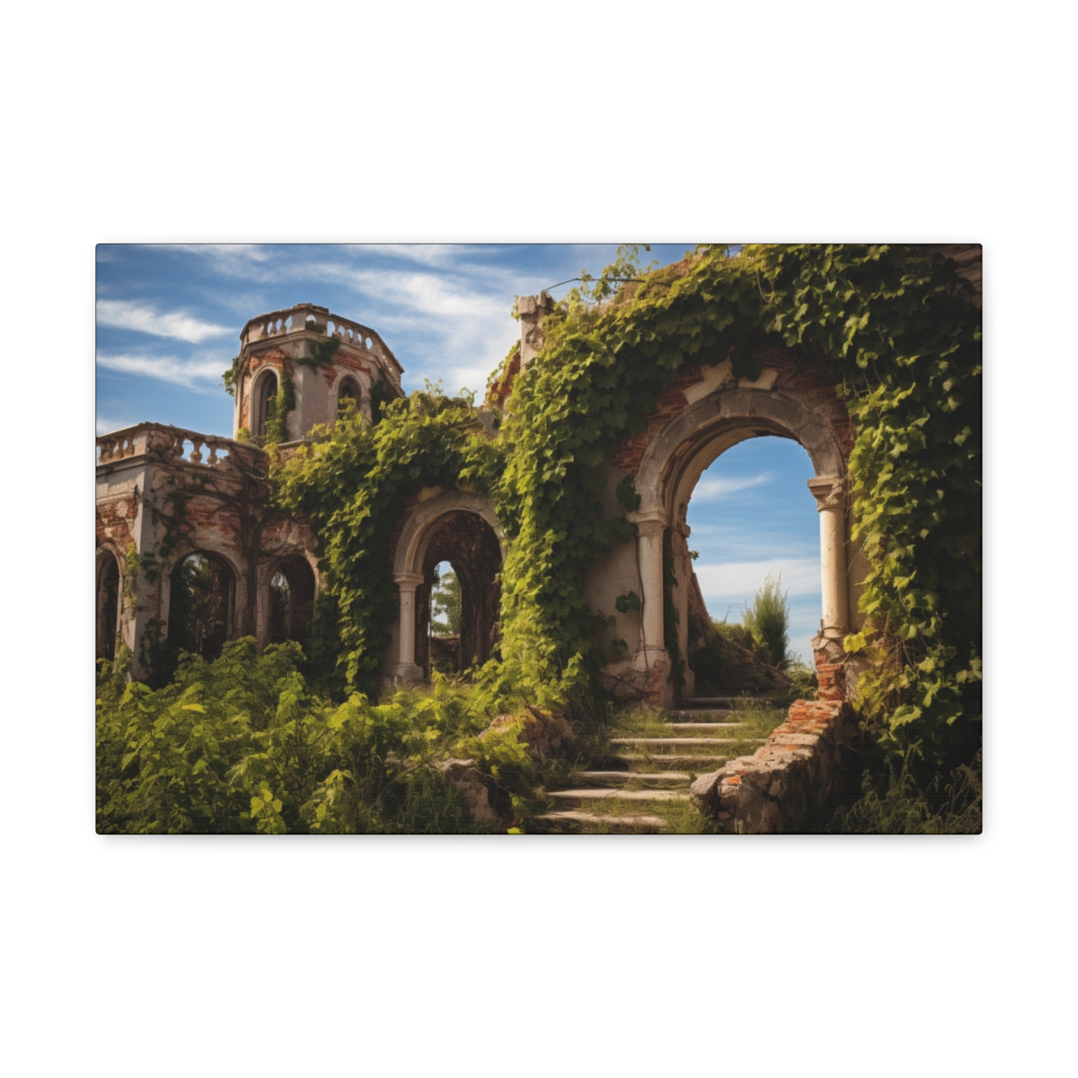 Sci-fi Art Canvas Print: We're The Only Humans Left
