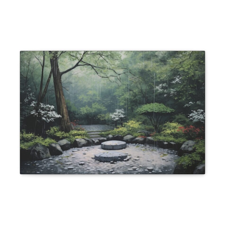 Zen Art Canvas Print: Glow Of The Lotus