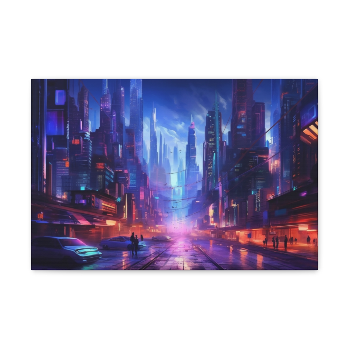 Fantasy Space Art For Wall: Brave New City