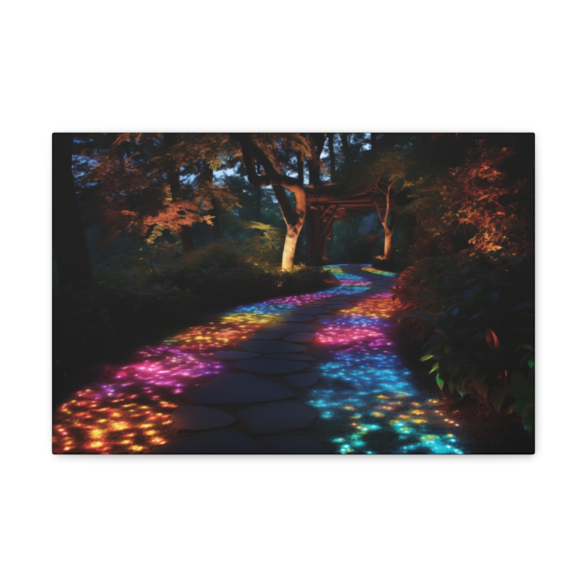 Fantasy Forest Art Canvas Print: Friendship From The Forest